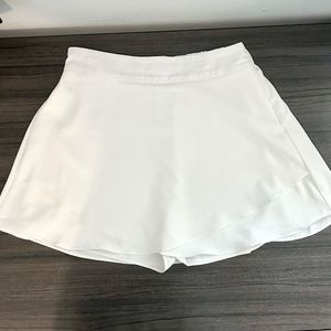 Sugar + Lips White Mini Skirt/Skort